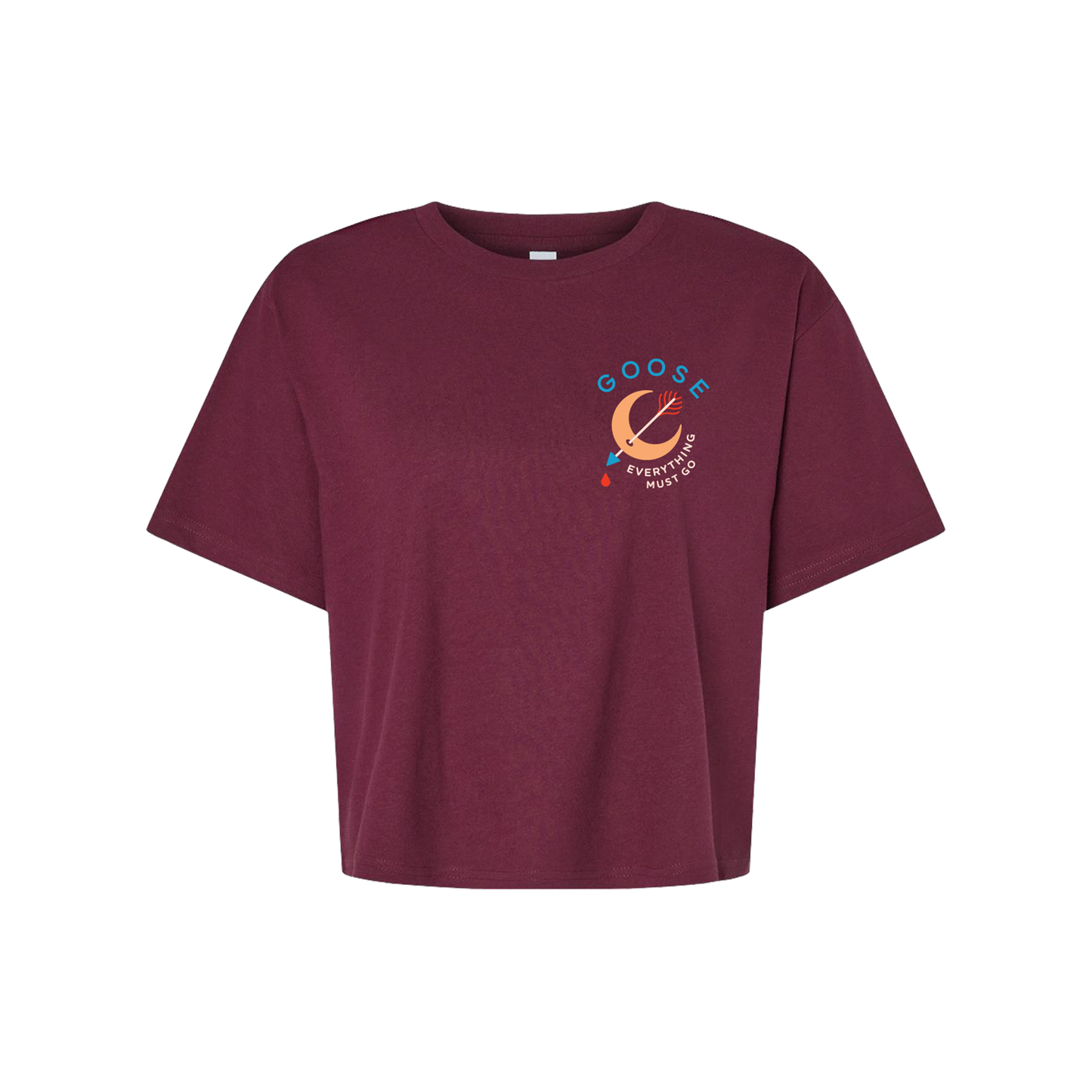 Blood Moon Ladies Crop Tee