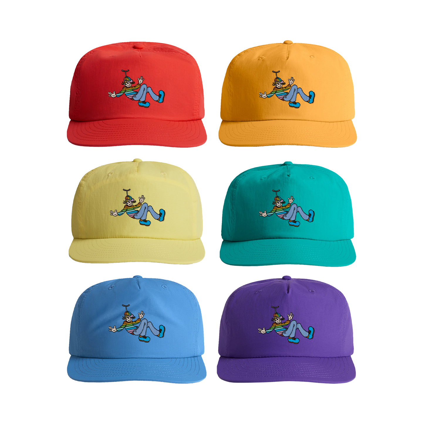 Rainbow Kid Surf Cap