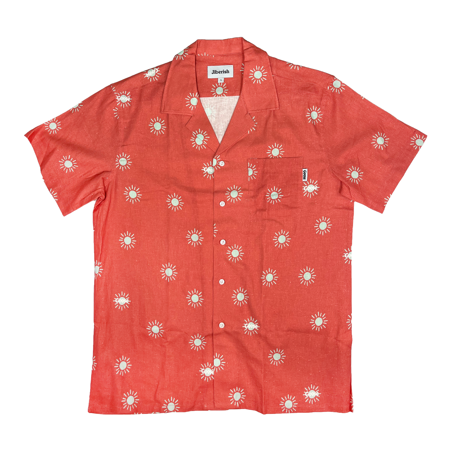 Goose x Jiberish Red Button Down