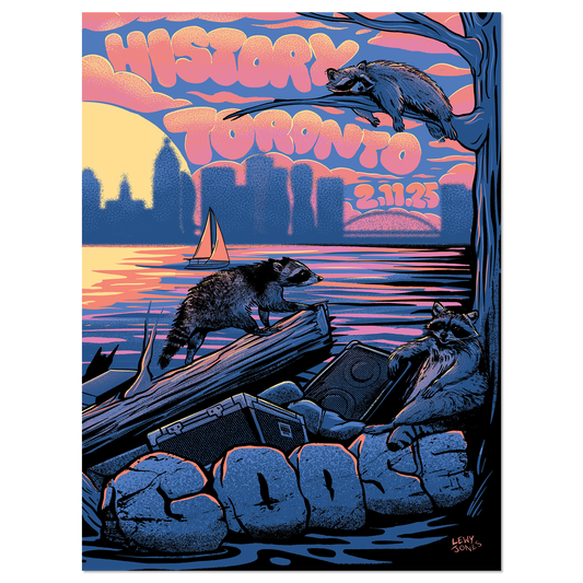 Toronto, ON – 2/11/25 Poster by Lewy Jones