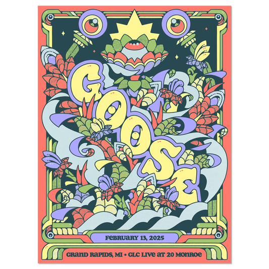 Grand Rapids, MI – 2/13/25 Poster by Tiffany Chin