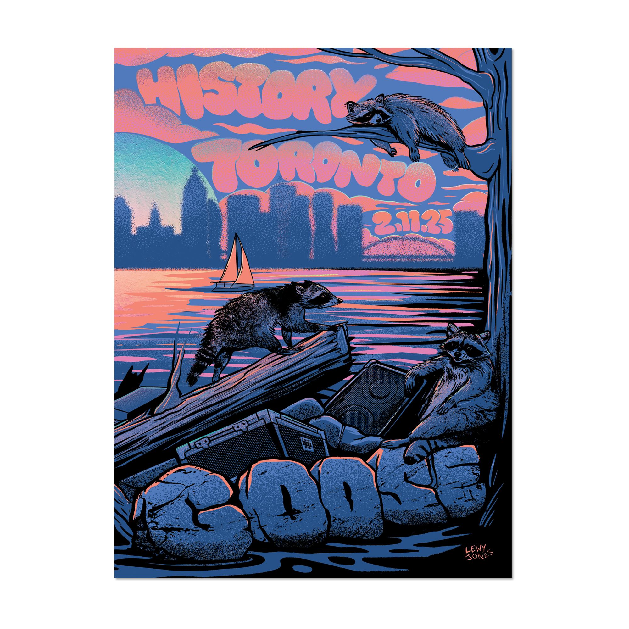 Toronto, ON – 2/11/25 Show Poster by Lewy Jones