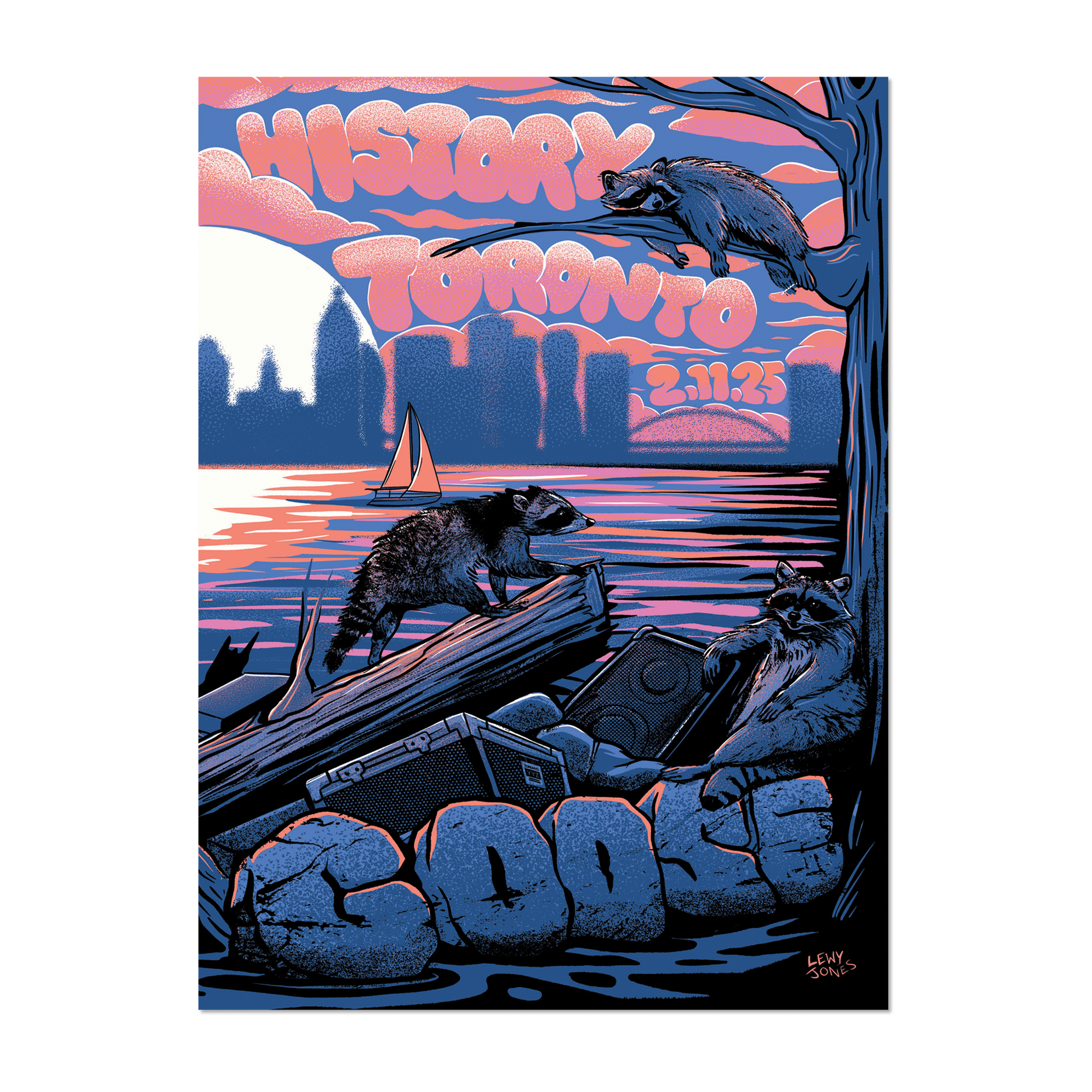 Toronto, ON – 2/11/25 Show Poster by Lewy Jones