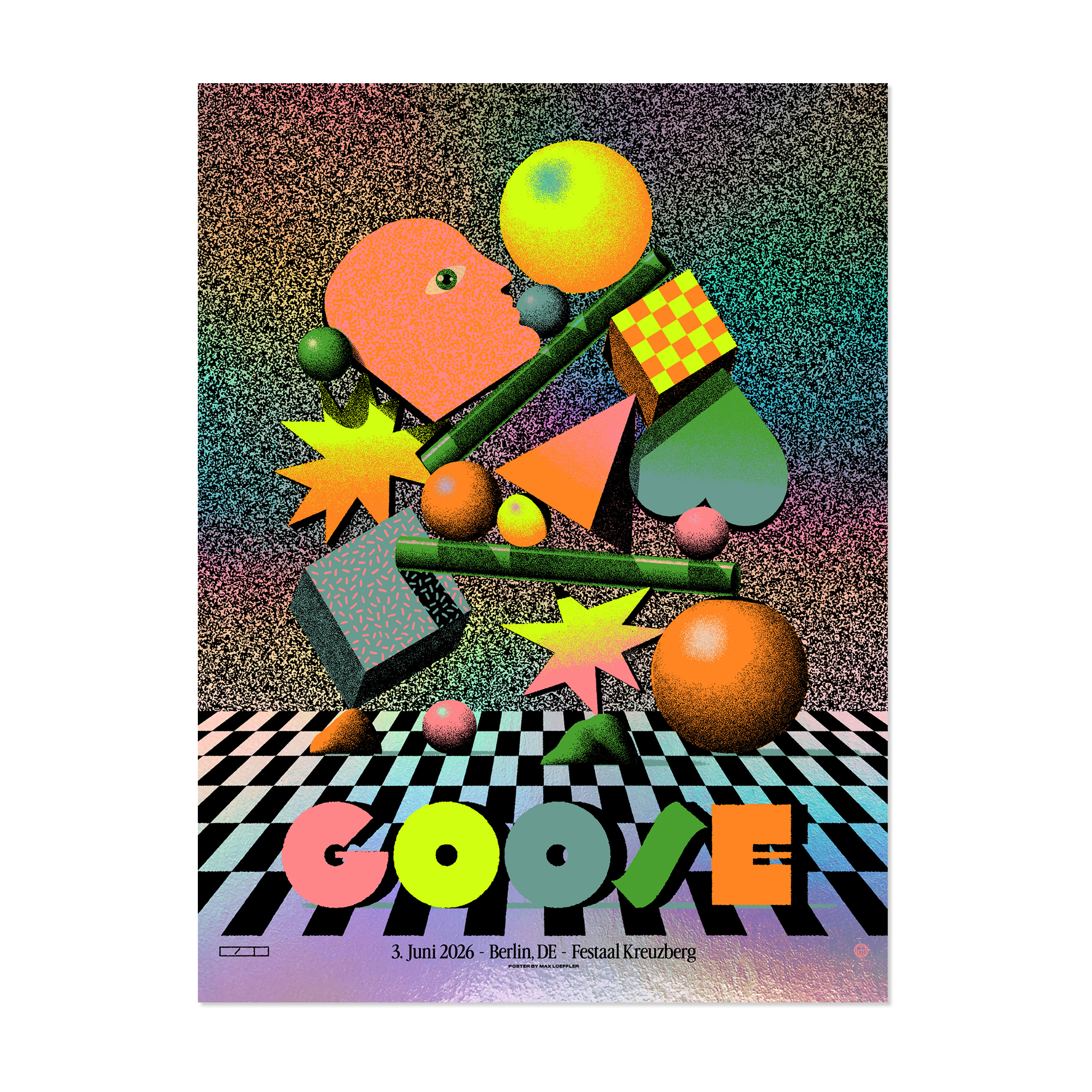 Berlin, DE - 6/3/26 Poster by Max Loeffler
