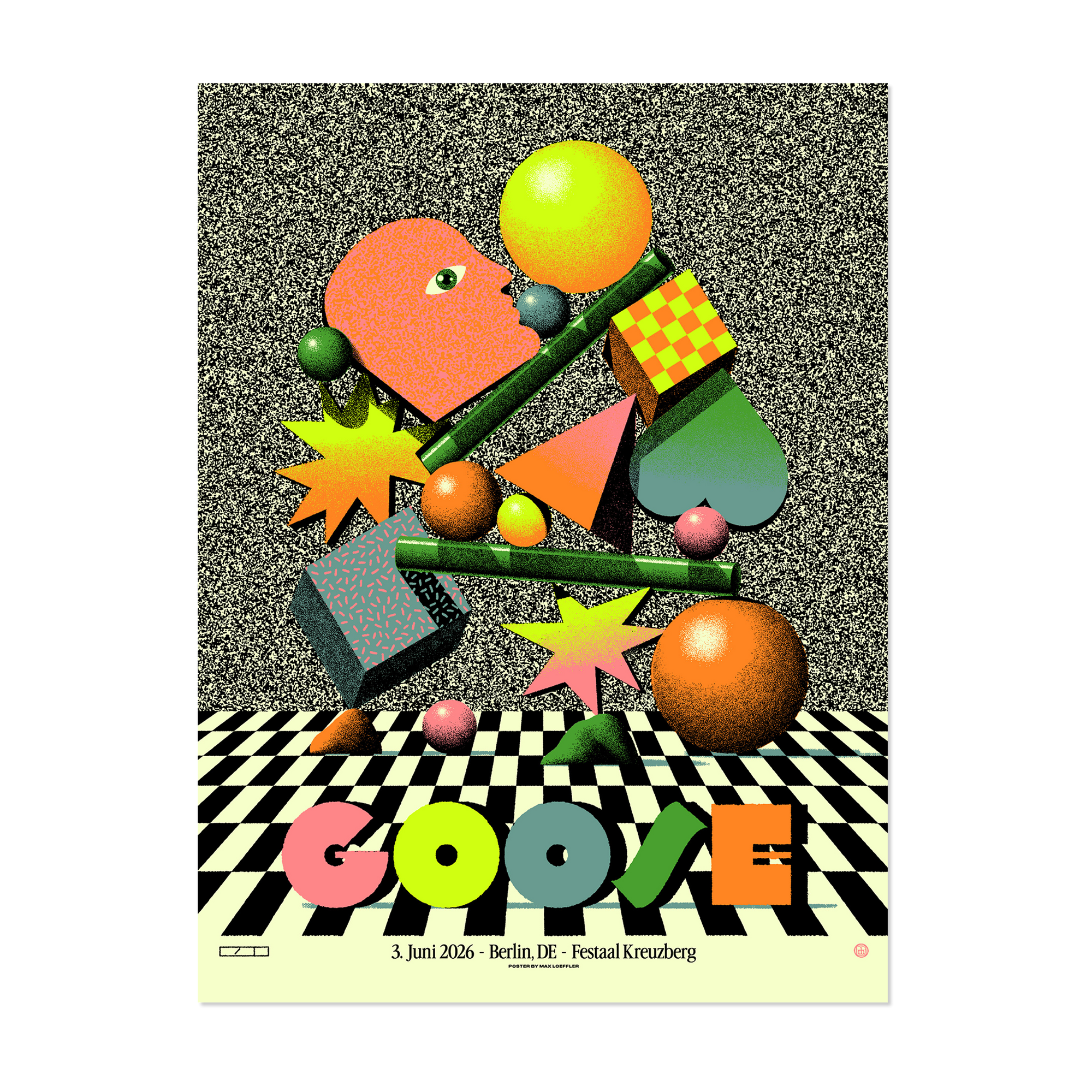Berlin, DE - 6/3/26 Poster by Max Loeffler