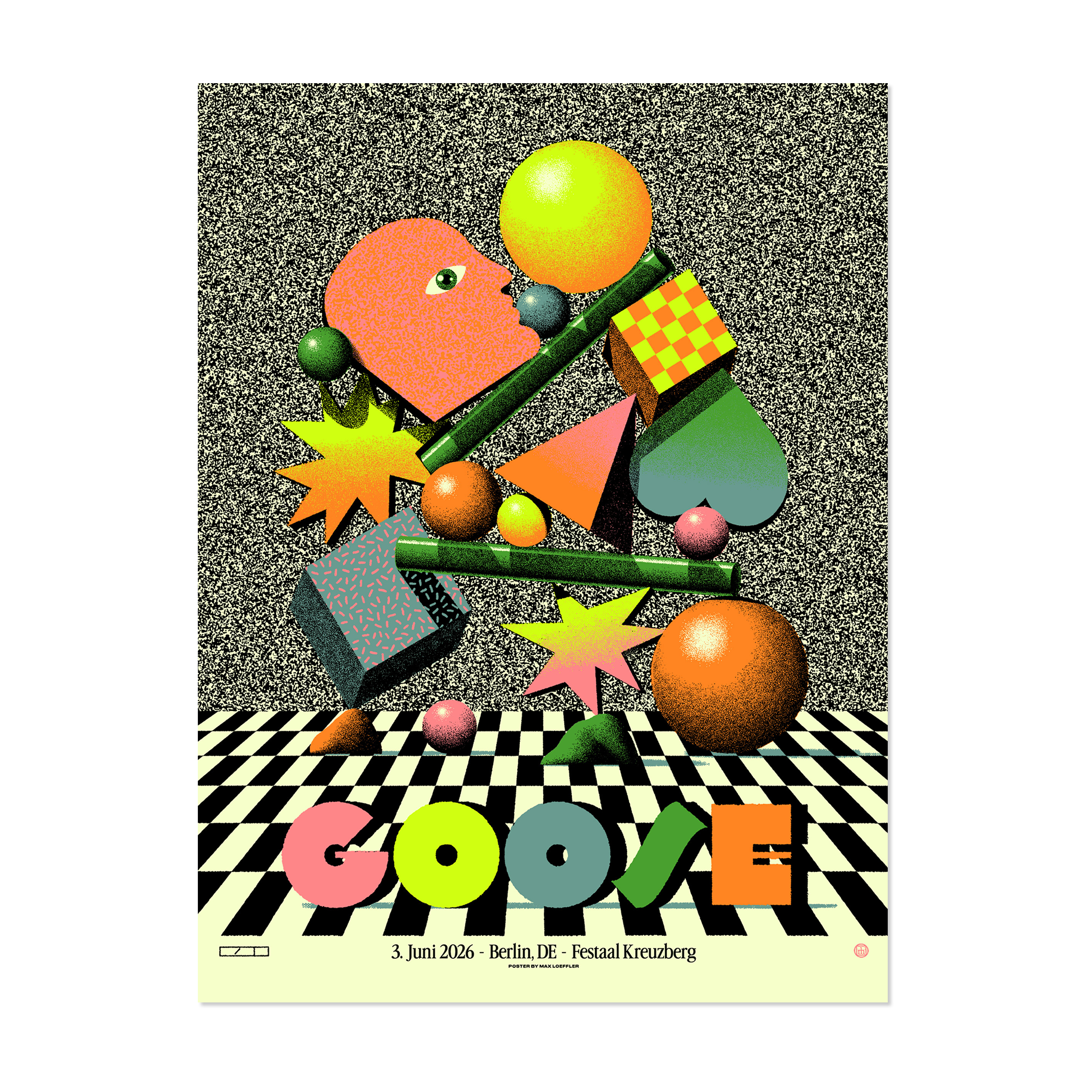 Berlin, DE - 6/3/26 Poster by Max Loeffler