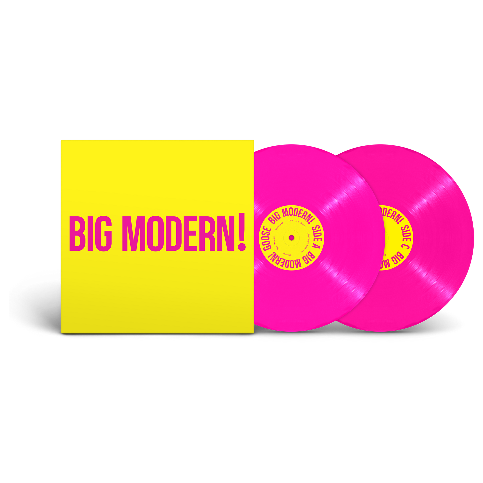 BIG MODERN! - "Big Flames" Magenta 2xLP