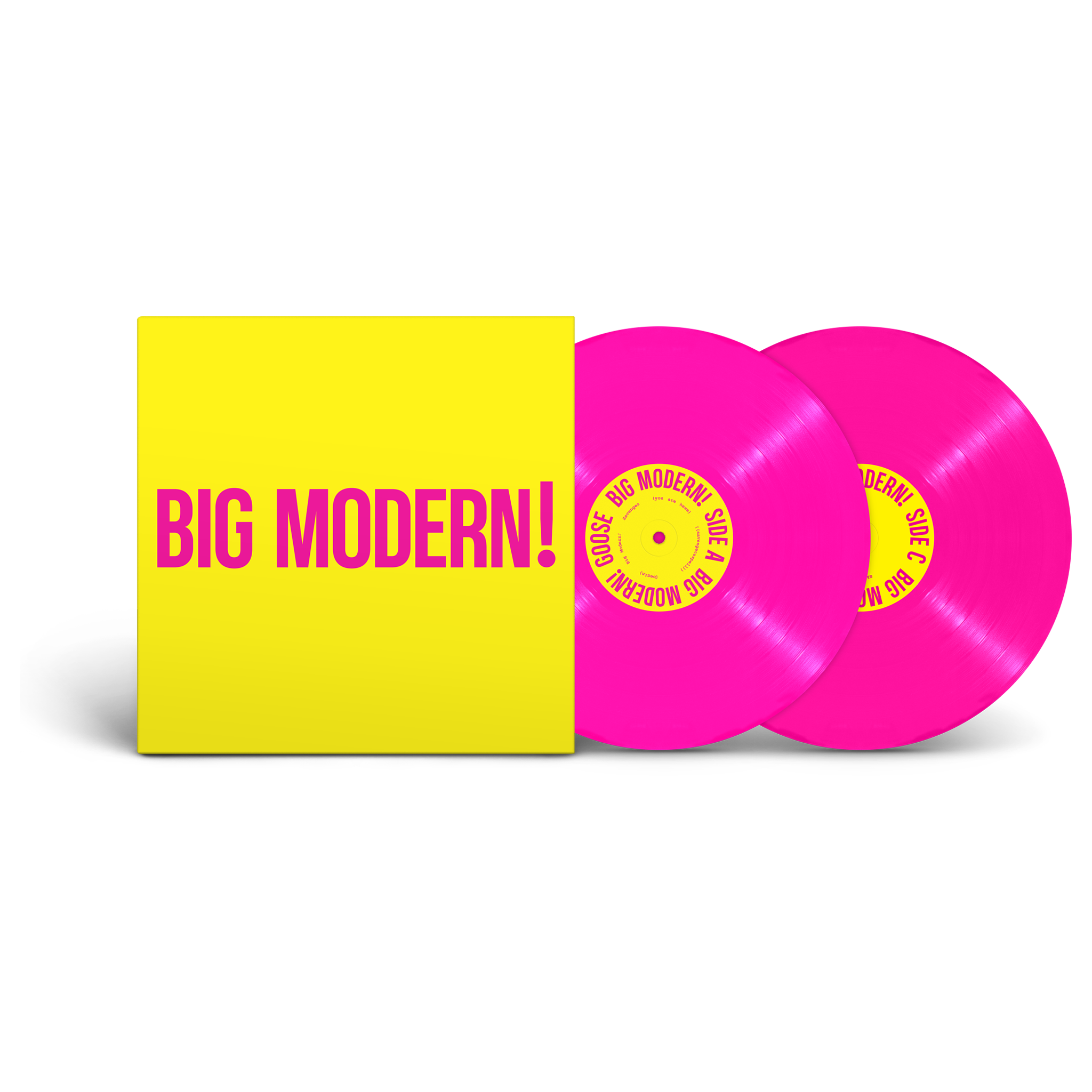 BIG MODERN! - "Big Flames" Magenta 2xLP