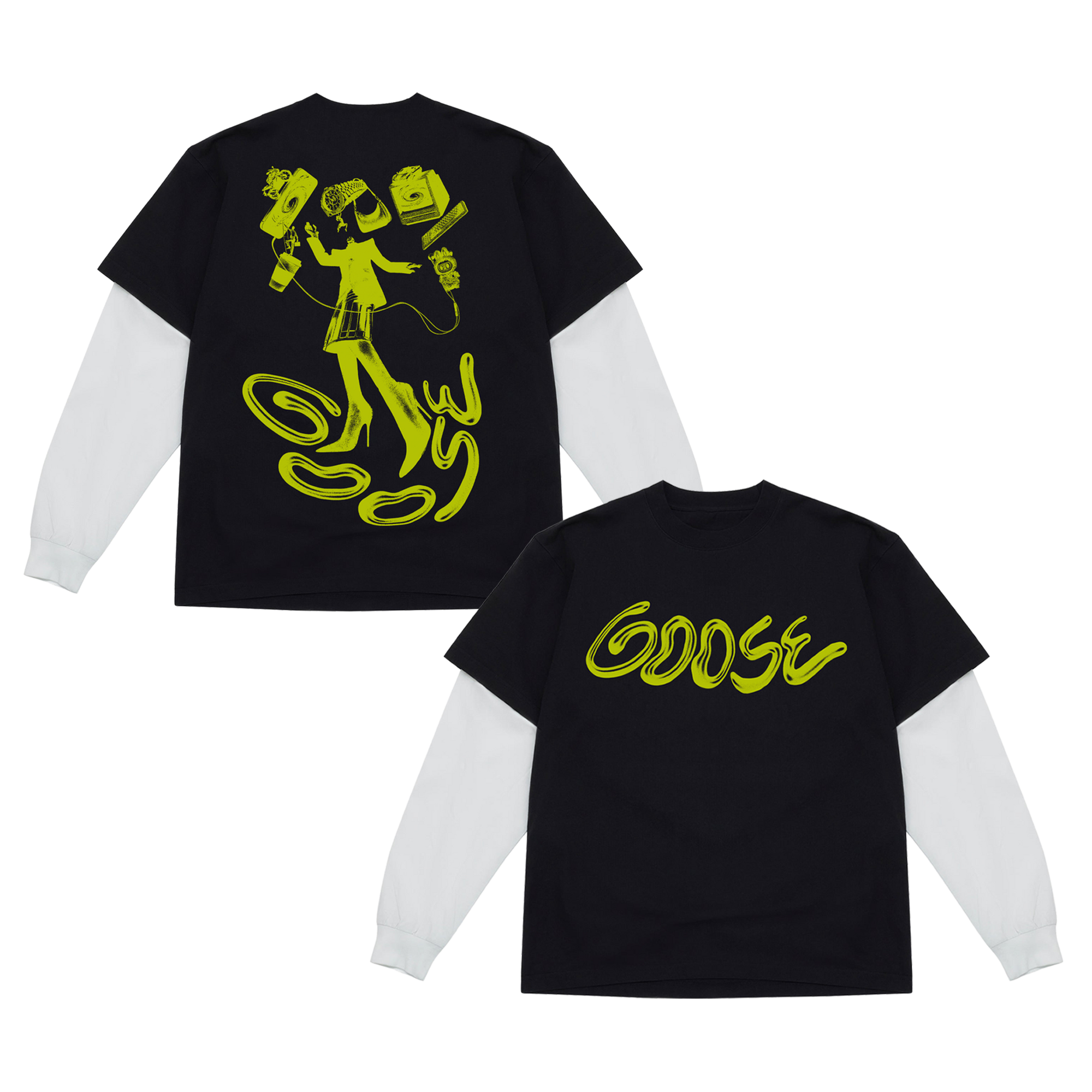 Face Collage 2Fer Longsleeve