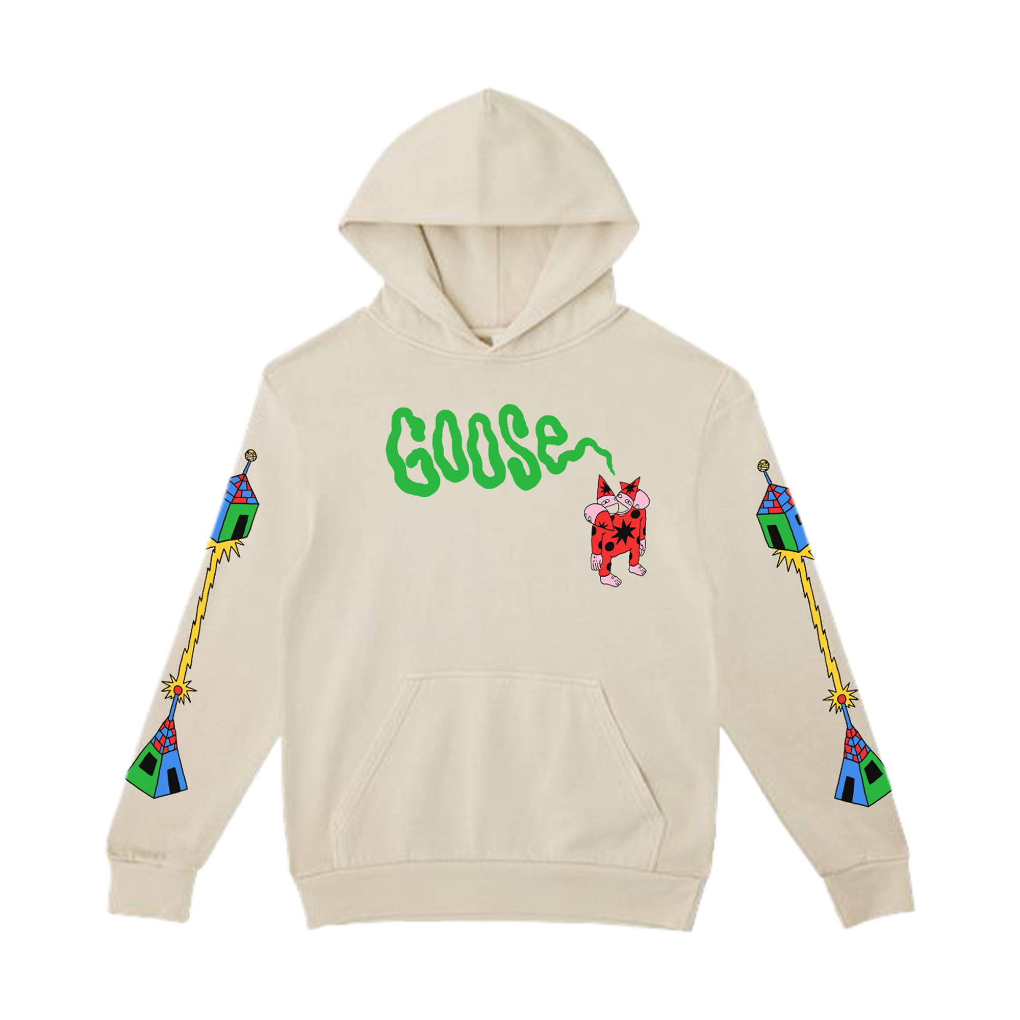 Four Headed Pullover Hoodie