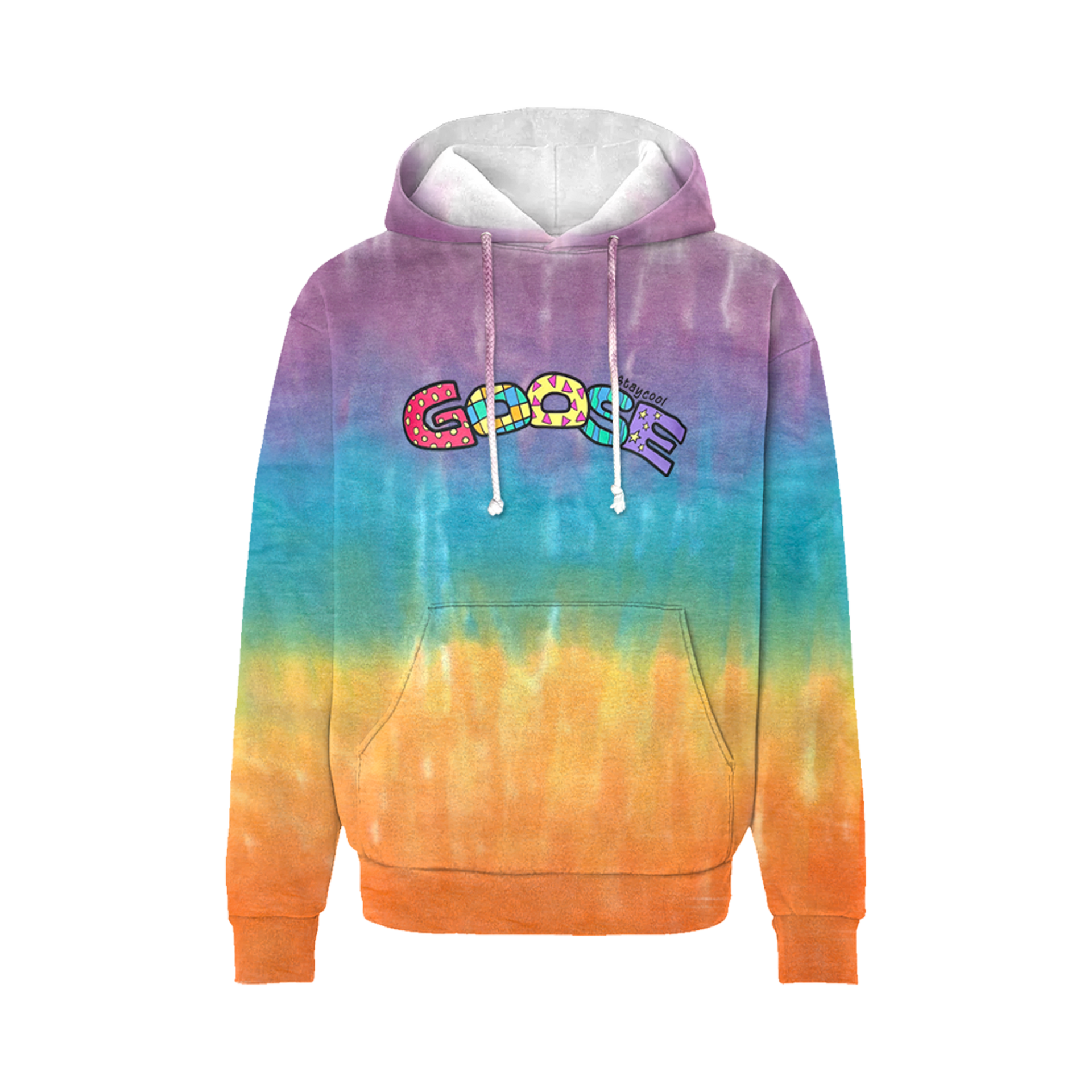 SYUMAN x Y.A.R.N. Ｘ GR8 Hoodie GOO-HOODIE-RAINBOW.png?v=