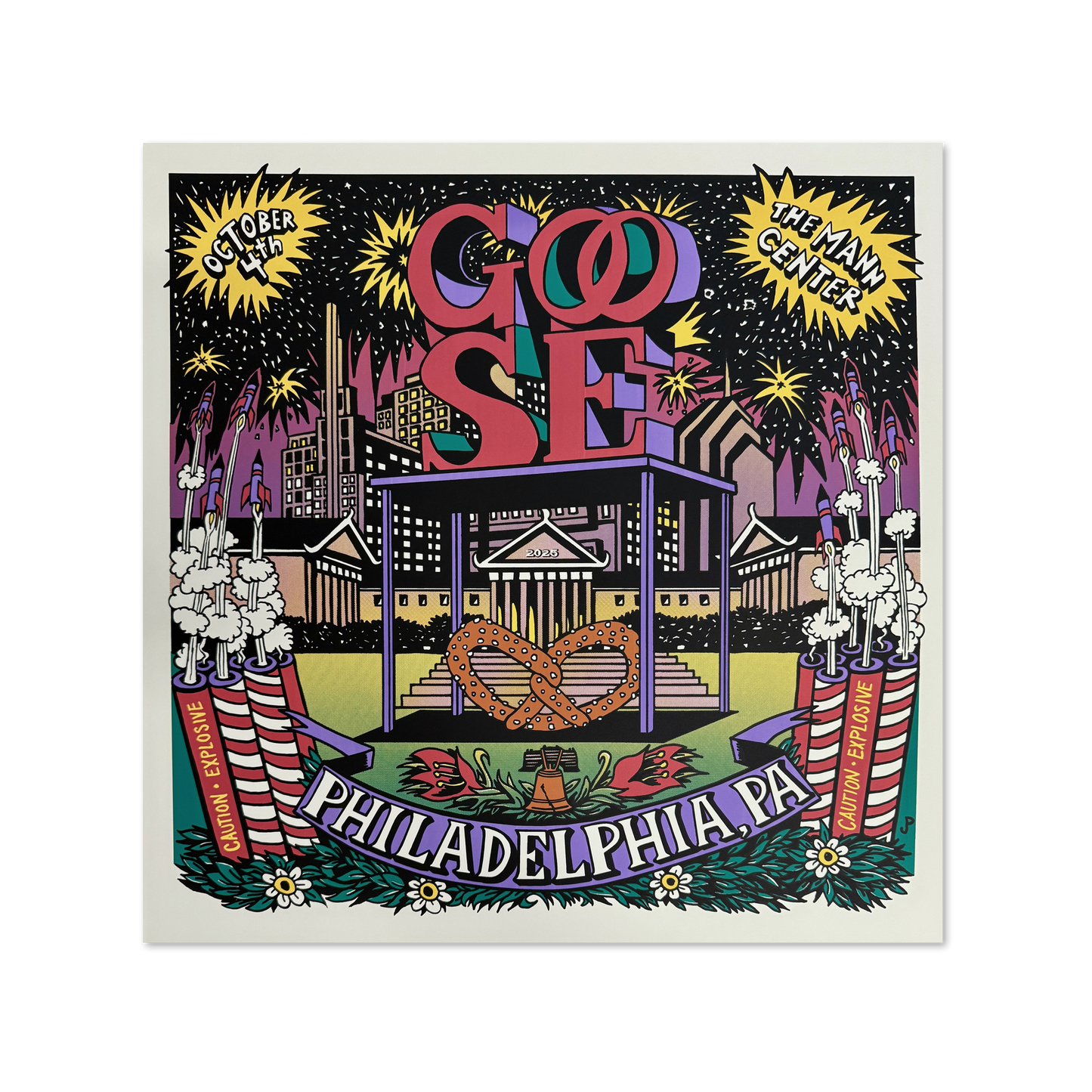 Philadelphia, PA – 10/4/25 Show Poster by Jim Pollock