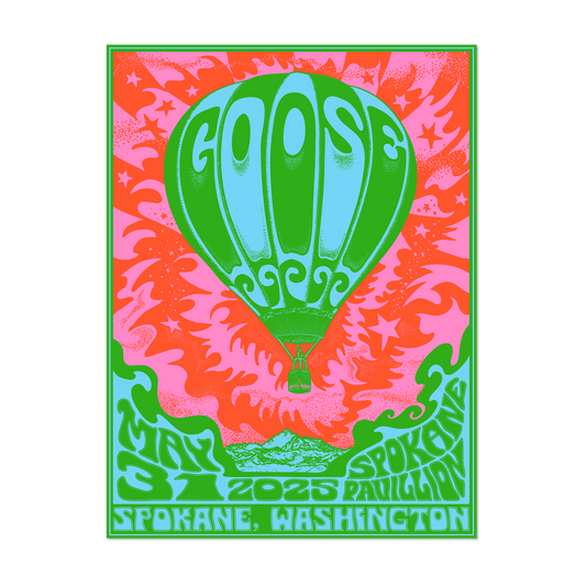 Spokane, WA – 5/31/25 Poster by Fez Moreno