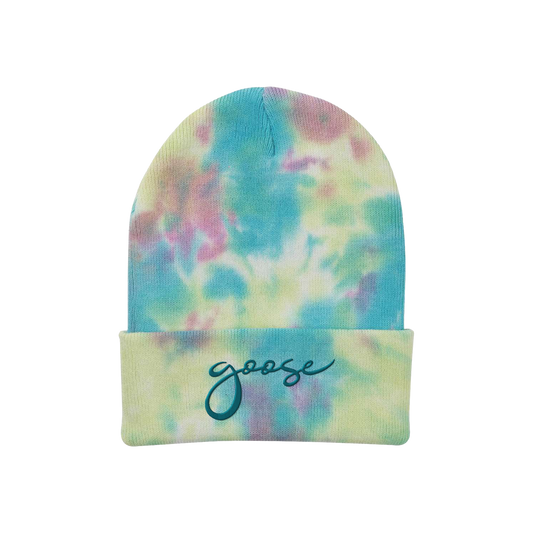 Script Logo Beanie - Tie Dye