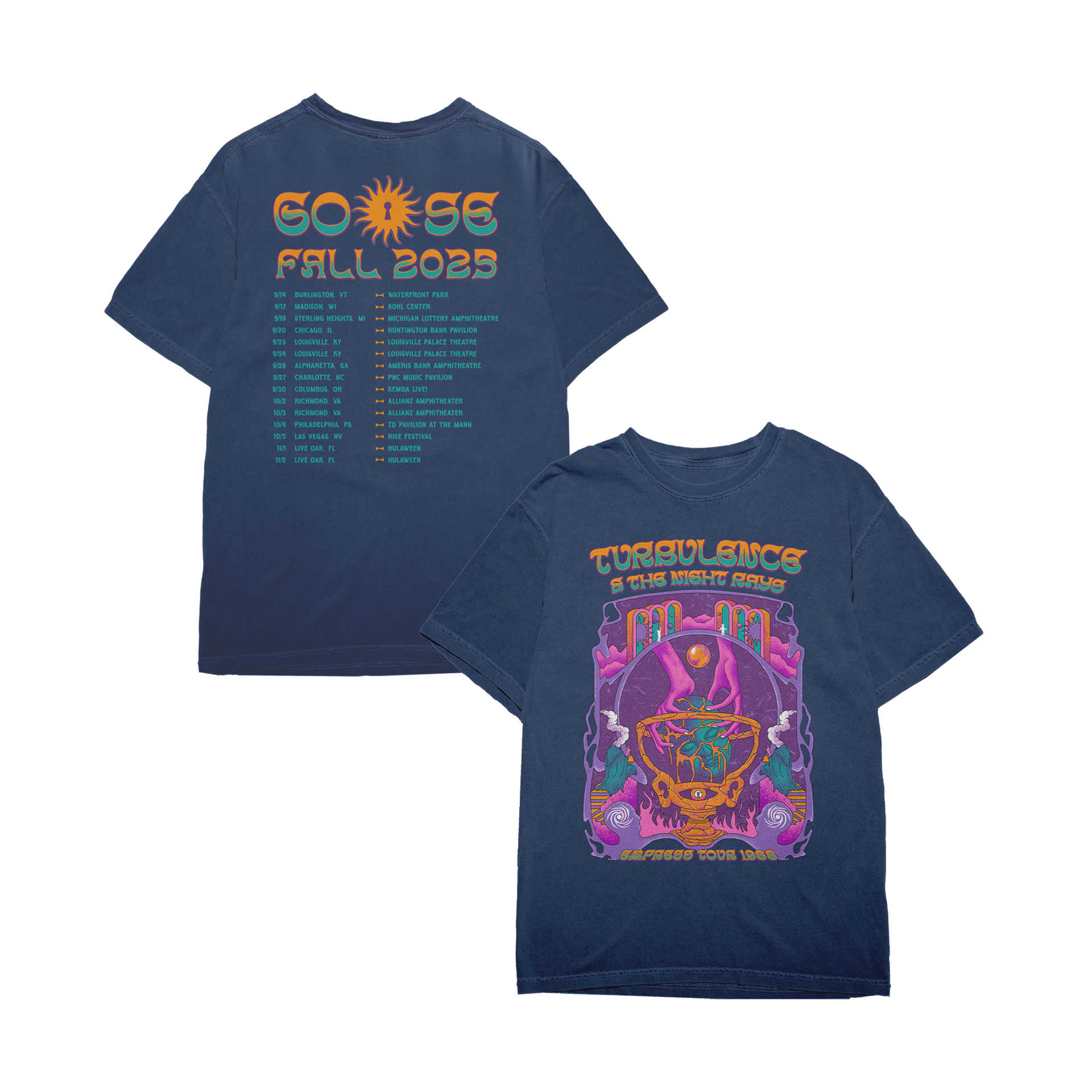 Turbulence Tour Tee - Fall 2025 – goose the band