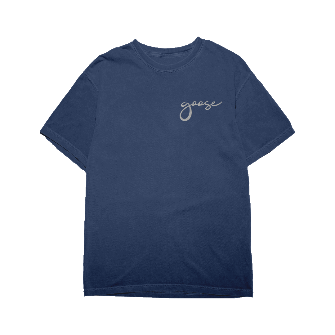 Embroidered Script Logo Tee