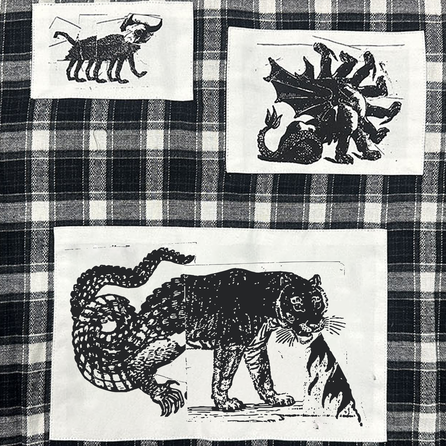 Chain Yer Dragon Patch Flannel