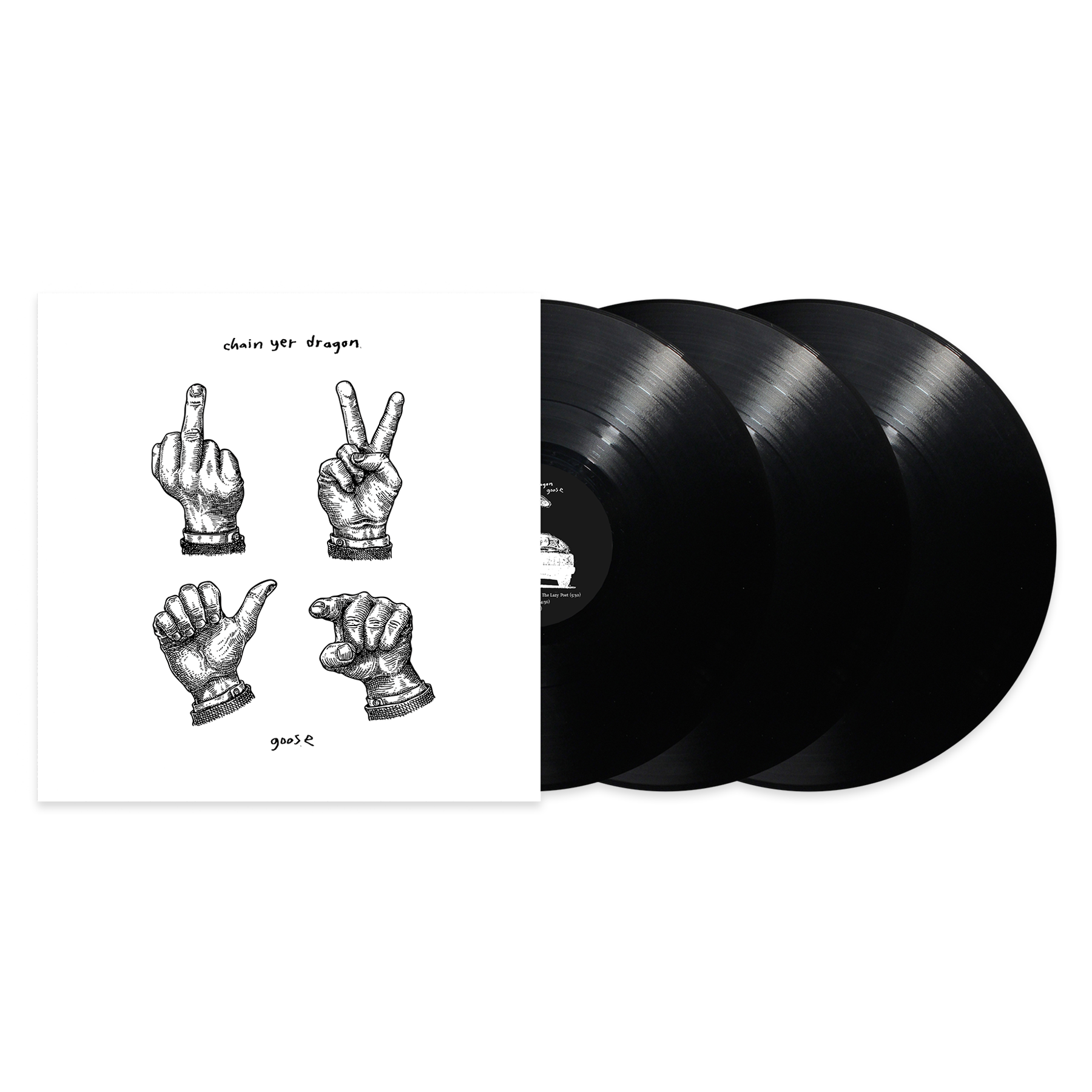 Chain Yer Dragon - Black 3xLP