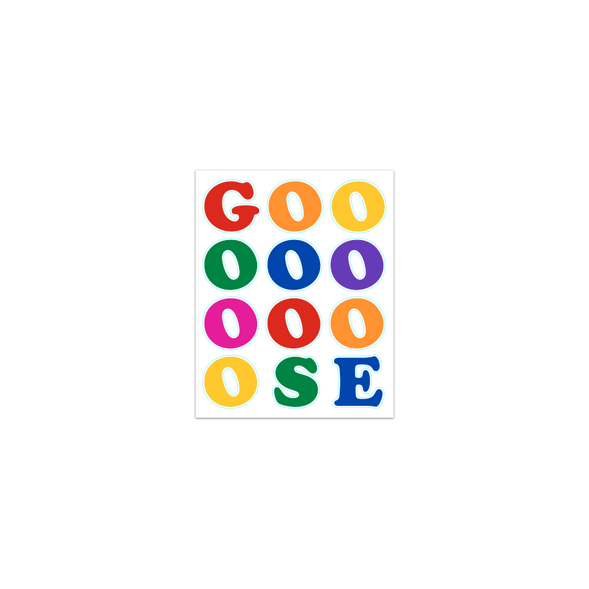 GOOOOSE Sticker Sheet – goose the band